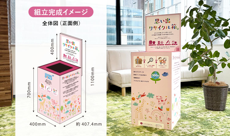 スマイルドナーボックスの設置イメージ